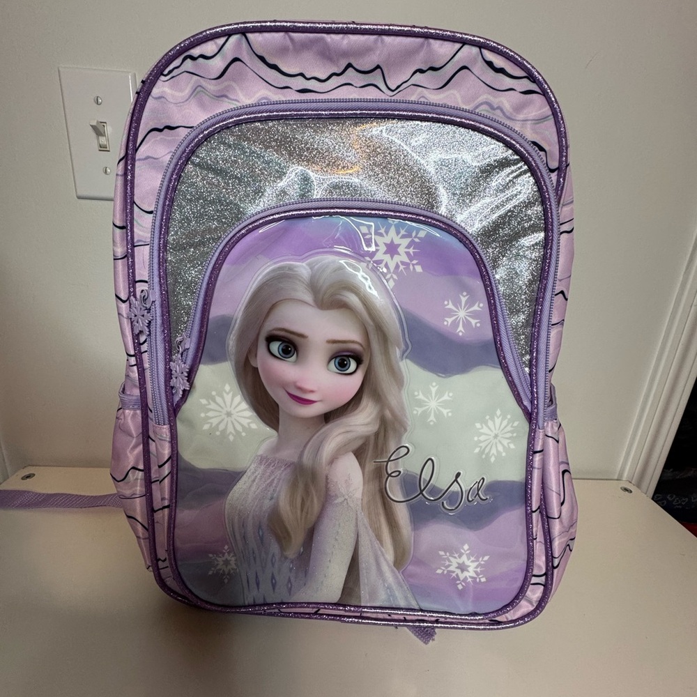 Heys brand Disney Frozen Elsa Purple and Silver Backpack